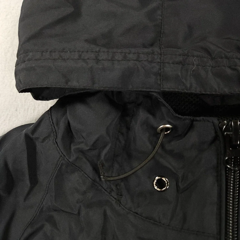 Disney Parks Star Wars Darth Vader Black Rain Zip Windbreaker Hoodie Jacket L - Picture 13 of 13